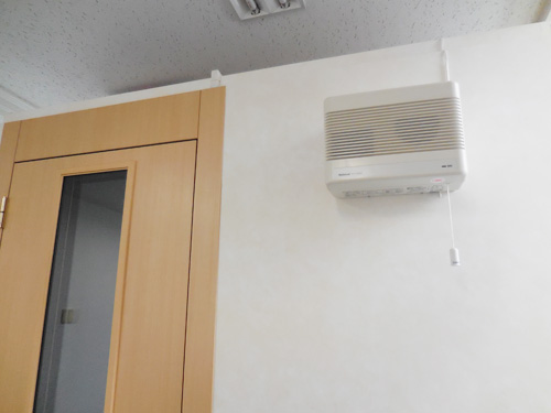 密閉性が強いため、換気扇もついています